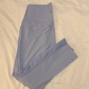 Lululemon double lined leggings size 6- light Periwinkle color